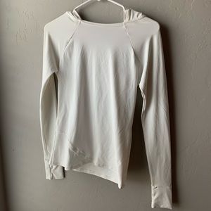 White active wear pullover
